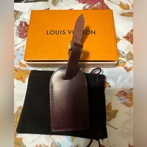 Authentic Louis Vuitton Luggage Tag